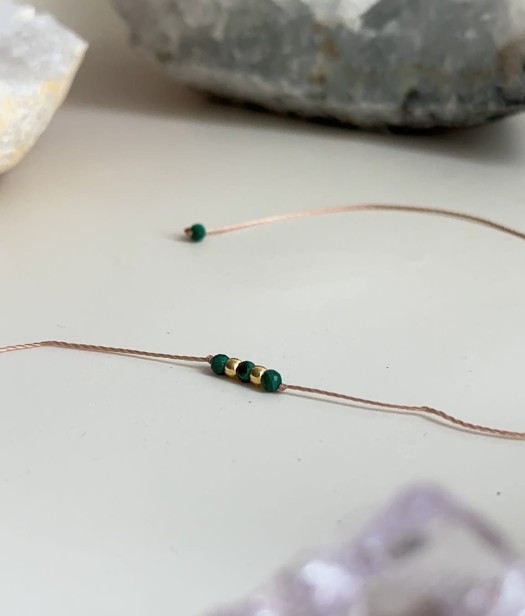 malachit Bransoletki szczęścia z kamieni naturalnych Bransoletki z cytrynem, kwarcem różowym Bransoletki z intencją na sznurku (2).jpeg