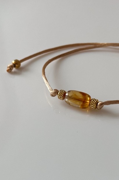 cytryn , bransoletka z cytrynem, naturalny cytryn, biżuteria minimalistyczna , ręcznie robiona bransoletka, bransoletka na prezent, elegancka biżuteria ze stali szlachetnej