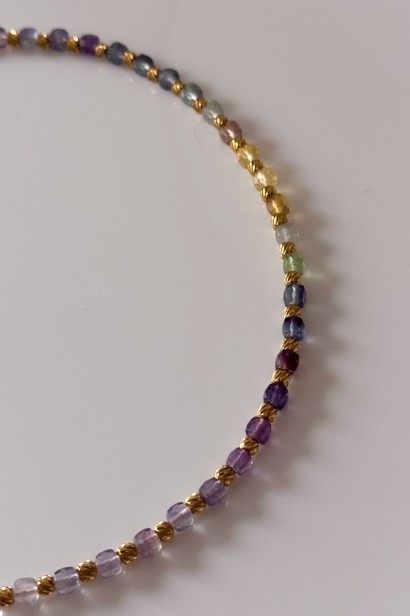 fluoryt komplet biżuterii, fluoryt naszyjnik stal szlachetna, bransoletka z fluorytu, komplet z fluorytu i stali szlachetnej, fluoryt naturalny biżuteria, kolorowa biżuteria fluoryt, delikatny komplet fluoryt, pastelowy naszyjnik z fluorytu,