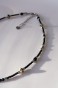 Choker Shine ze słoneczkiem: czarny turmalin, jaspis dalmatyński, noc kairu. Stal szlachetna, regulacja 40+5 cm, złoty/srebrny.