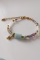 Bransoletka Go With the Flow dla Ryb z kamieni naturalnych, symbol zodiaku Ryby stal 316L