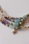 Bransoletka Go With the Flow dla Ryb z kamieni naturalnych, symbol zodiaku Ryby stal 316L