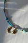 choker z kamieni naturalnych choker z fluorytem choker z amazonitem naszyjnik z apatytu choker damski z kamieni biżuteria z kamieni naturalnych niebieski choker z kamieni delikatny choker damski