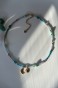 choker z kamieni naturalnych choker z fluorytem choker z amazonitem naszyjnik z apatytu choker damski z kamieni biżuteria z kamieni naturalnych niebieski choker z kamieni delikatny choker damski