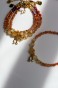 Bransoletka zodiakalna dla Lwa Lulobelia, ciepłe kamienie naturalne, złote przekładki, prezent dla Lwa, handmade Polska