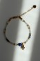 Bransoletka Lulobelia Know Me Deeply dla Panny, labradoryt, szafir, kamień księżycowy, lapis lazuli, symbol zodiaku, handmade Polska