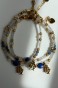 Bransoletki zodiakalne Lulobelia dla Panny, labradoryt, szafir, lapis lazuli, biżuteria symboliczna handmade Polska